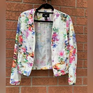 H&M Colorful Zip Up Size Small